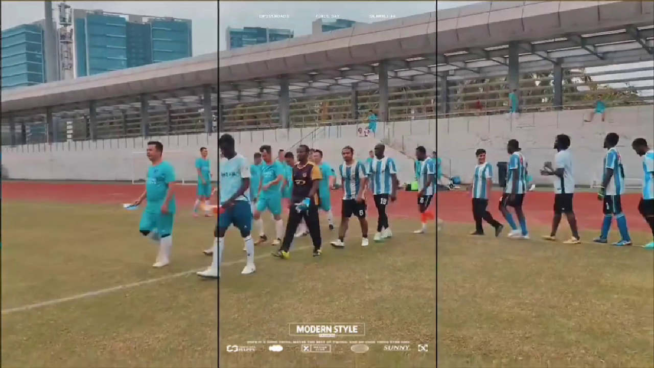 International Talent Football Team Plays in Friendship Tournament
