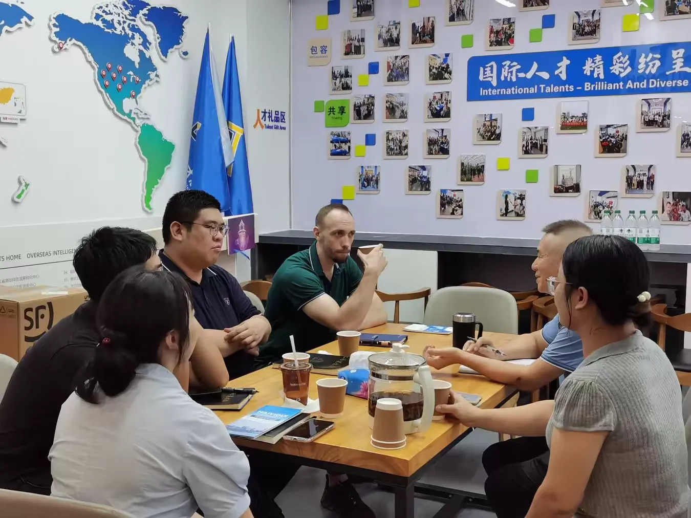 陵水黎族自治县县委组织部调研组莅临海口国际人才之家调研交流